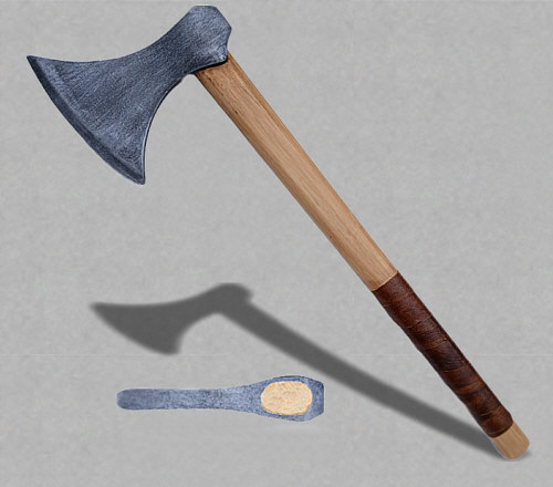 leichte Kinderaxt aus Holz